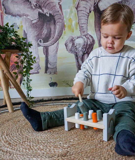 Tryco Baby Jeu du Marteau en Bois