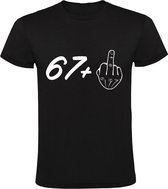 68 jaar Heren t-shirt | verjaardag | feest | grappig | cadeau | Zwart