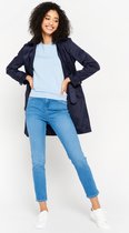 LOLALIZA Korte trenchcoat - Marine Blauw - Maat 42