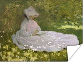 Poster Lente - Schilderij van Claude Monet - 160x120 cm XXL