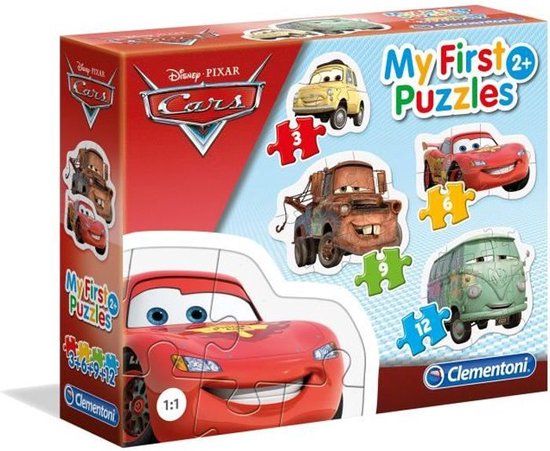 Clementoni - Puzzel - 4 in 1 - Cars - Puzzel Voor Kinderen - Special ...