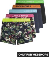 Jack & Jones heren boxershort 5-Pack - Jungle  - XL