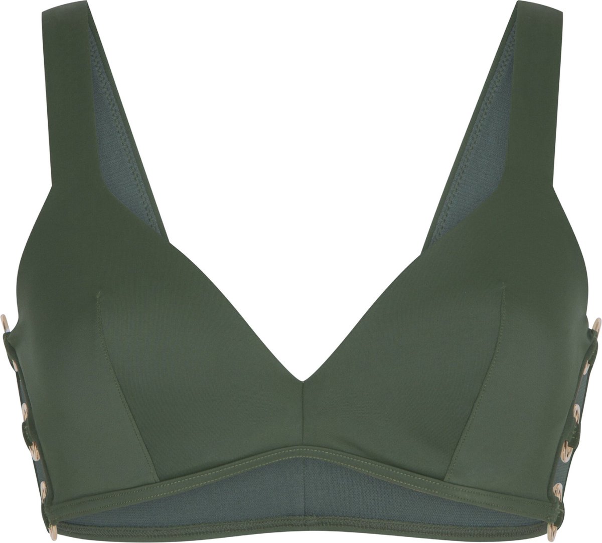 LingaDore - Solid Army Bikini Top - maat 40C - Groen