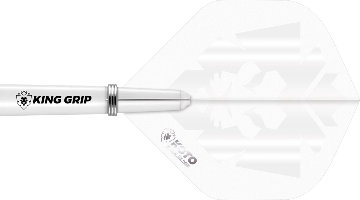 KOTO White Emblem NO2 - Dart Flights