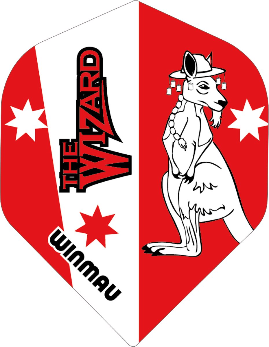 Winmau Rhino Simon Whitlock Red - Dart Flights
