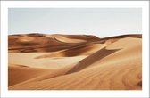 Walljar - Woestijn - Muurdecoratie - Plexiglas schilderij