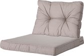 Madison Luxe/Florance Loungekussens | 4 SETS | Basic Taupe | 73x73 + 73x43cm