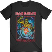 Iron Maiden - World Piece Tour '83 V.1. Heren T-shirt - L - Zwart