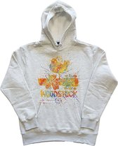 Woodstock Hoodie/trui -L- Splatter Wit