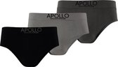 Apollo | Heren slips | Grijs | Maat M | Heren boxer | Ondergoed heren | Slip heren Ondergoed | Naadloos ondergoedgrijs