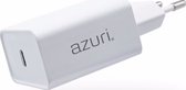 Azuri PD and QC home charger with 1xUSB-C port - 20W - Wit