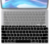 (US) QWERTY Keyboard bescherming - Geschikt voor MacBook Air 13 inch (2020) - Zwart