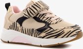 Blue Box meisjes sneakers met zebraprint - Beige - Maat 27 - Uitneembare zool