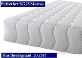 Korter model -  1-Persoons matras - Polyether SG25 - 20 cm - Zacht ligcomfort - 80x180/20