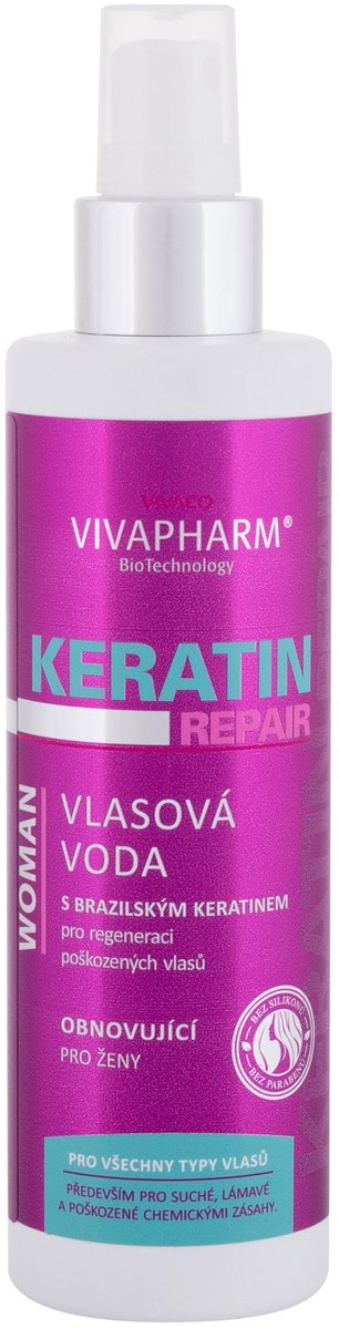 VIVAPHARM® Keratine Repair Haarwater - 200 ml
