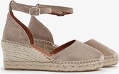 VIA VAI Flora Braid Espadrilles - Met Sleehak - Beige - Maat 41