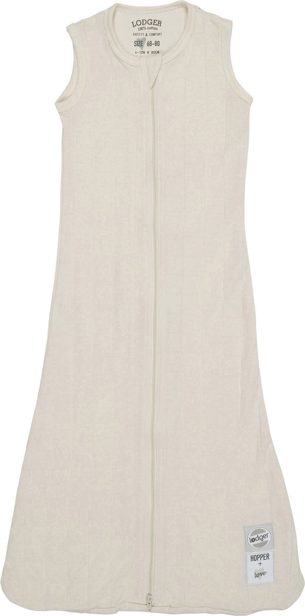 Lodger Baby slaapzak Hopper Solid Ivoor Mouwloos 50/62
