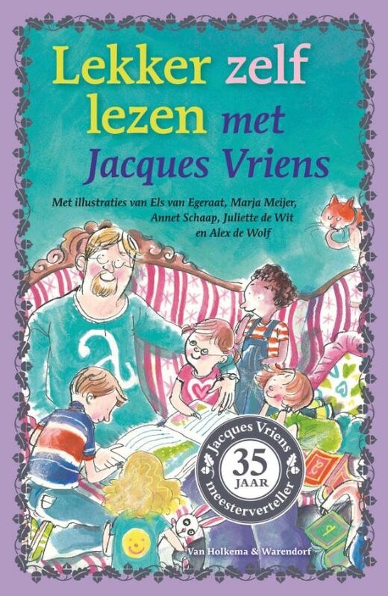 Cover van het boek 'Lekker zelf lezen met Jacques Vriens' van J. Vriens