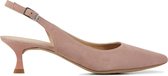 Unisa  Dames Pumps / Damesschoenen - Suède   - Kitten heel  hoogte 2 cm cm - Jamal sue - Roze - Maat 37