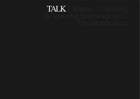 Cover van het boek 'Talk'