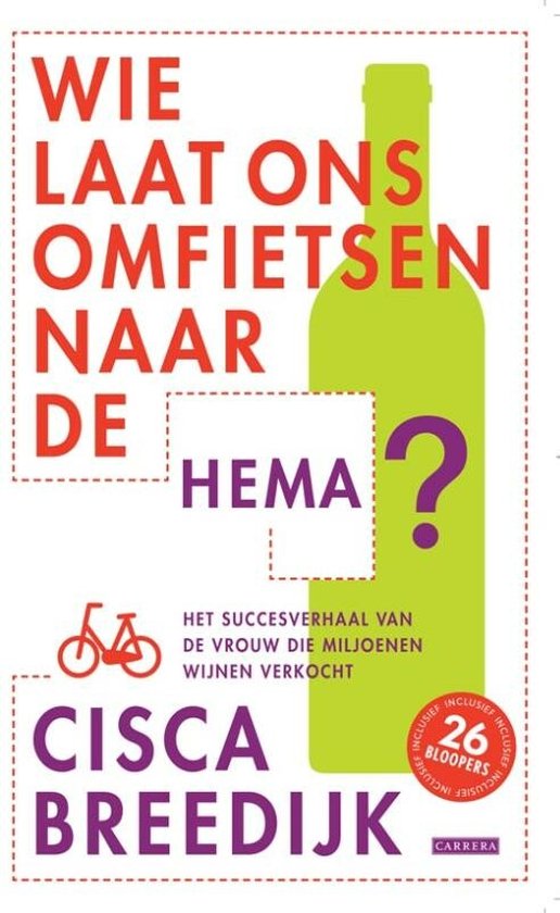 Cover van het boek 'Wie laat ons omfietsen naar de HEMA?' van C. Breedijk