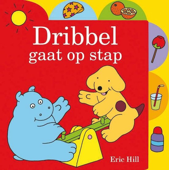 Cover van het boek 'Dribbel gaat op stap'