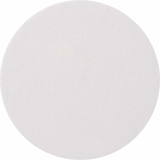 Witte ronde reflector, 60 mm doorsnede.