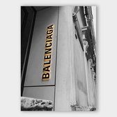 Poster Balenciaga Store - Plexiglas - Meerdere Afmetingen & Prijzen | Wanddecoratie - Interieur - Art - Wonen - Schilderij - Kunst