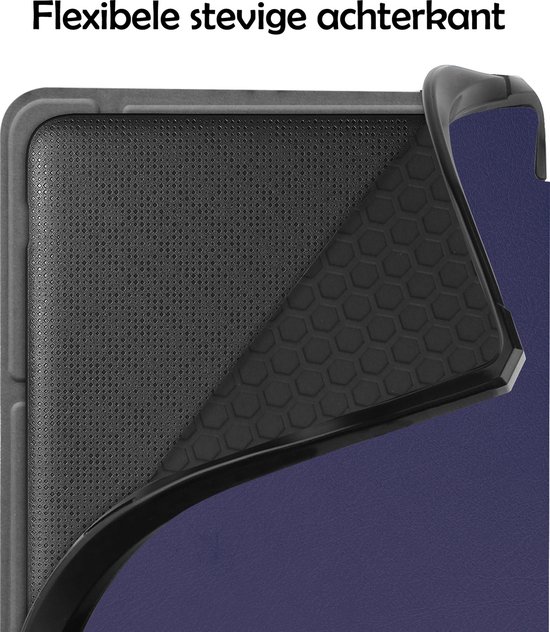 Hoesje Geschikt voor Kobo Sage Hoes Bescherm Hoesje Case Sleep Cover Trifold - Hoes Geschikt voor Kobo Sage Hoesje - Donkerblauw van Hoesje  — afbeelding 5