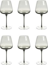 Set van 6 wijnglazen NURIA - Rookgrijs - H. 22,8 cm - 58 cl