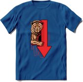 Bear Market - Crypto T-Shirt Kleding Cadeau | Dames / Heren / Unisex | Bitcoin / Ethereum shirt | Grappig Verjaardag kado | Tshirt Met Print | - Donker Blauw - XXL