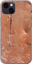 Coque iPhone 13 mini - Fer - Rouille - Marron - Siliconen