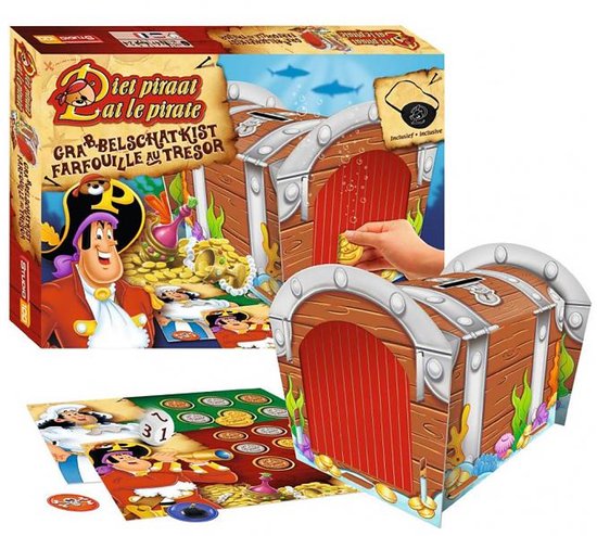 Studio 100 Piet Piraat Grabbelschatkist - Schattenjacht spel voor kinderen