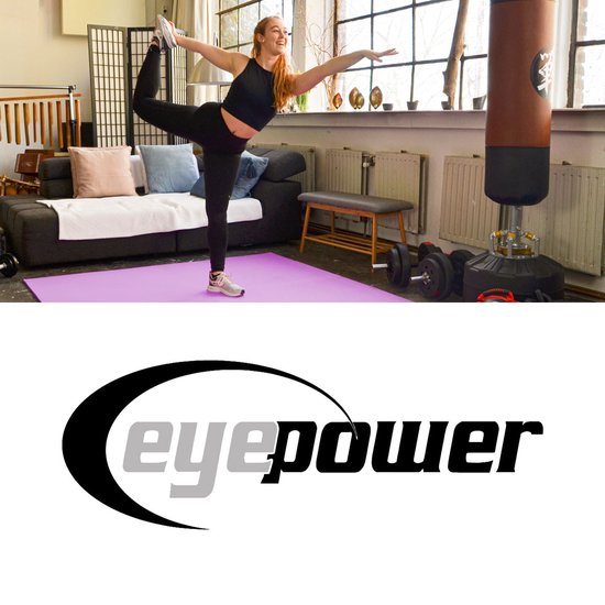EYEPOWER Suelo de Gimnasio de Goma EVA Esterilla Puzle 4 Piezas Cada