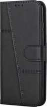 Samsung Galaxy S22 Ultra Hoesje Wallet Book Case Kunstleer Zwart