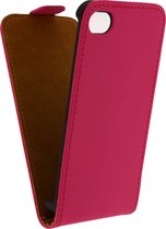 Mobilize Ultra Slim Flip Case -  Fuchsia roze - voor Apple iPhone 4/4S