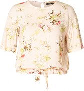 YESTA Hivi Blouse - Pale Pink/Multi Colo - maat 1(48)