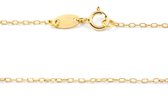 9 karaat ketting met anker 45cm Goud - 1mm