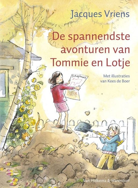 Cover van het boek 'Spannendste avonturen van Tommie en Lotje' van Jacques Vriens