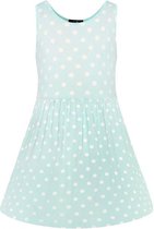 Polly Polka Kids Dress Blue Feestjurk Meisje - Meisjes Jurken - Baby Jurk - Baby Kleding Meisjes