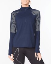 2XU Light Speed Shirt 1/2 Zip Dames Blue