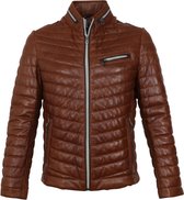 Milestone - Damiano Jas Leer Cognac - 52 - Modern-fit