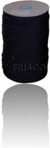 Nylon Touw-Koord Zwart, 6 mm x 100 meter.
