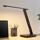 Lindby - LED bureaulamp- met touchdimmer - 1licht - Kunststof, ijzer - H: 39 cm - Inclusief lichtbron