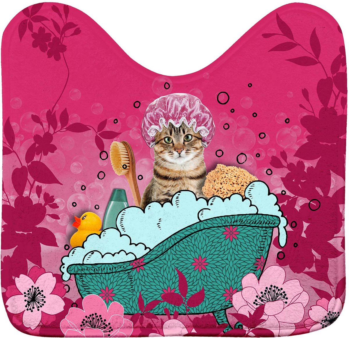 Livetti | Wc-mat | Toiletmat | 45x45 | Chatibulle