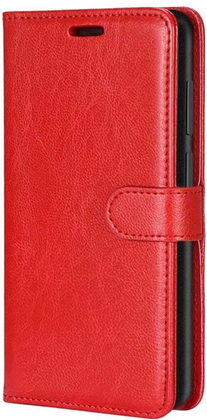 Coque pour Samsung Galaxy M31s - Bookcase - Espace pour 3 cartes - Similicuir - avec 1x Protecteur d'écran trempé - SAFRANT1 - Rouge