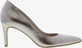 Tango | Barbara 1-b gold leather pump - stiletto heel/sole | Maat: 36