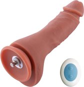 Dildo Vibrerend inclusief Afstandsbediening 19 CM KlicLok Nude