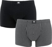 CECEBA Spirit 2-pack heren boxer - zwart gestreept - Maat 7XL