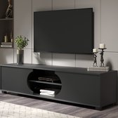 Emob- TV Meubel Tv-meubel Dost  met 2 deuren - 160cm - Grijs